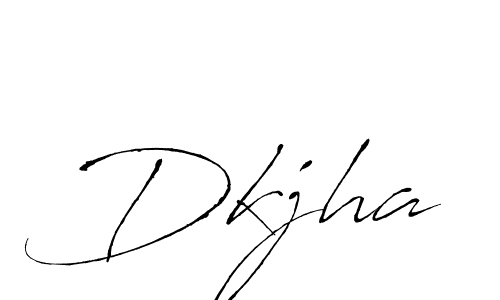 Design your own signature with our free online signature maker. With this signature software, you can create a handwritten (Antro_Vectra) signature for name Dkjha. Dkjha signature style 6 images and pictures png