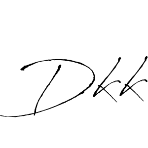 How to make Dkk name signature. Use Antro_Vectra style for creating short signs online. This is the latest handwritten sign. Dkk signature style 6 images and pictures png