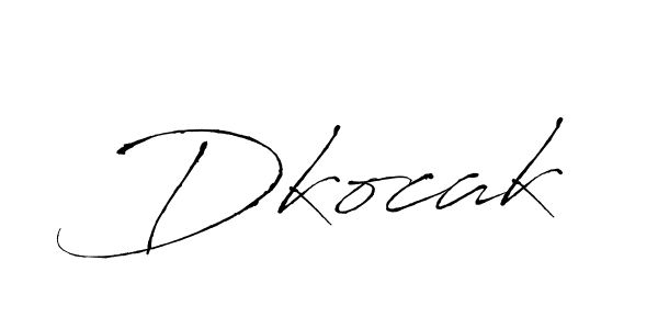 Make a beautiful signature design for name Dkocak. Use this online signature maker to create a handwritten signature for free. Dkocak signature style 6 images and pictures png
