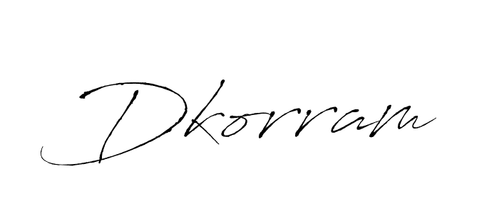 Make a beautiful signature design for name Dkorram. Use this online signature maker to create a handwritten signature for free. Dkorram signature style 6 images and pictures png