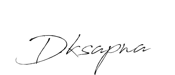 Dksapna stylish signature style. Best Handwritten Sign (Antro_Vectra) for my name. Handwritten Signature Collection Ideas for my name Dksapna. Dksapna signature style 6 images and pictures png