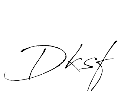 Antro_Vectra is a professional signature style that is perfect for those who want to add a touch of class to their signature. It is also a great choice for those who want to make their signature more unique. Get Dksf name to fancy signature for free. Dksf signature style 6 images and pictures png