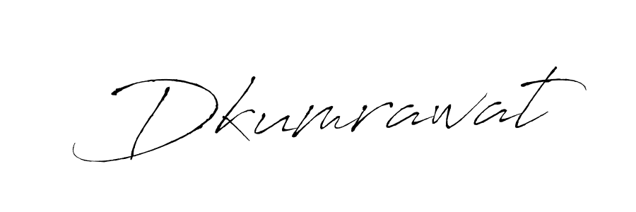 Dkumrawat stylish signature style. Best Handwritten Sign (Antro_Vectra) for my name. Handwritten Signature Collection Ideas for my name Dkumrawat. Dkumrawat signature style 6 images and pictures png