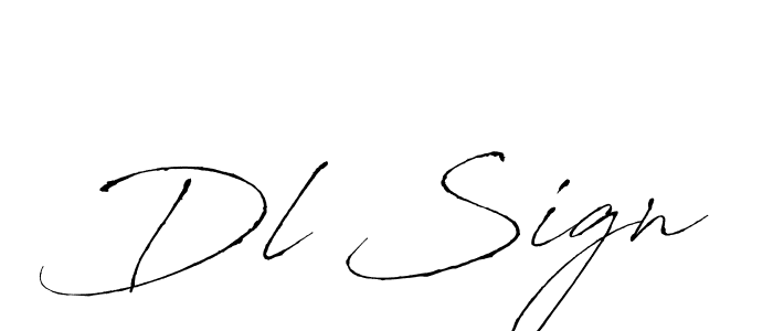 Best and Professional Signature Style for Dl Sign. Antro_Vectra Best Signature Style Collection. Dl Sign signature style 6 images and pictures png