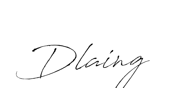 Similarly Antro_Vectra is the best handwritten signature design. Signature creator online .You can use it as an online autograph creator for name Dlaing. Dlaing signature style 6 images and pictures png