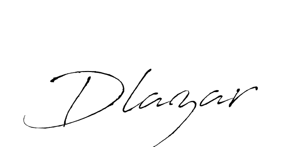 How to make Dlazar signature? Antro_Vectra is a professional autograph style. Create handwritten signature for Dlazar name. Dlazar signature style 6 images and pictures png