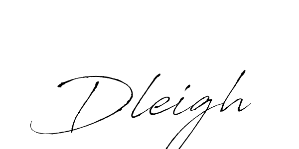 Use a signature maker to create a handwritten signature online. With this signature software, you can design (Antro_Vectra) your own signature for name Dleigh. Dleigh signature style 6 images and pictures png