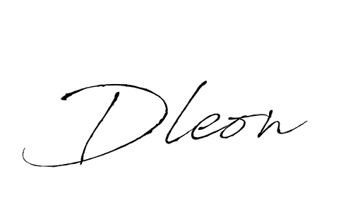 How to make Dleon signature? Antro_Vectra is a professional autograph style. Create handwritten signature for Dleon name. Dleon signature style 6 images and pictures png