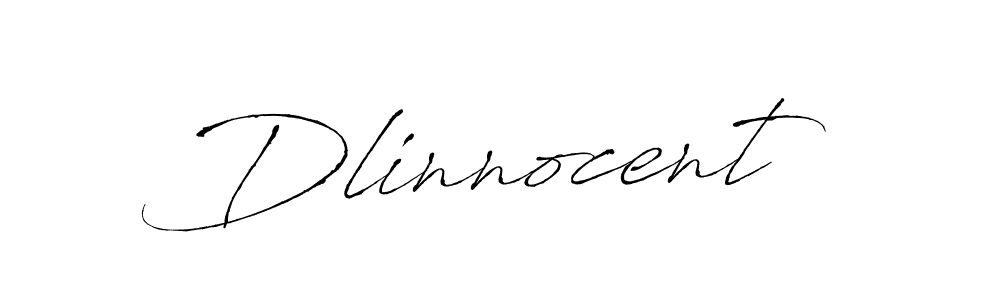 Design your own signature with our free online signature maker. With this signature software, you can create a handwritten (Antro_Vectra) signature for name Dlinnocent. Dlinnocent signature style 6 images and pictures png