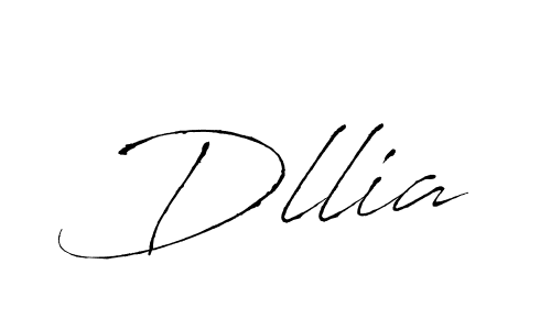 Also we have Dllia name is the best signature style. Create professional handwritten signature collection using Antro_Vectra autograph style. Dllia signature style 6 images and pictures png