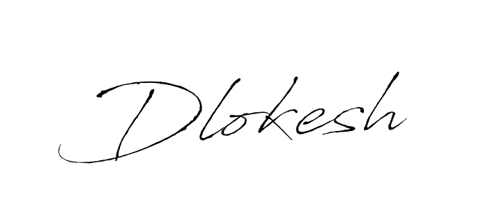 Use a signature maker to create a handwritten signature online. With this signature software, you can design (Antro_Vectra) your own signature for name Dlokesh. Dlokesh signature style 6 images and pictures png