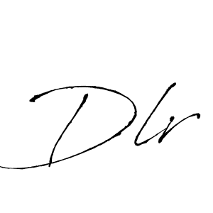 Use a signature maker to create a handwritten signature online. With this signature software, you can design (Antro_Vectra) your own signature for name Dlr. Dlr signature style 6 images and pictures png