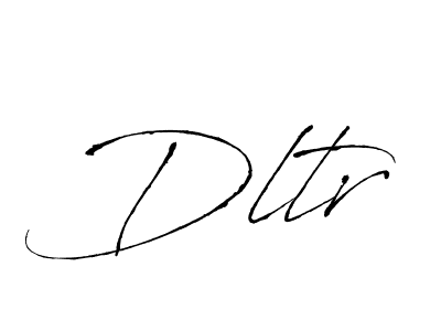 Make a beautiful signature design for name Dltr. With this signature (Antro_Vectra) style, you can create a handwritten signature for free. Dltr signature style 6 images and pictures png