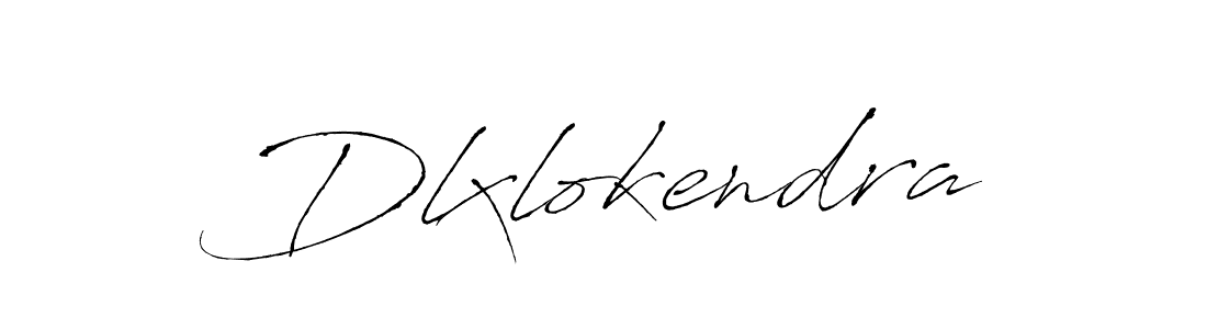 Dlxlokendra stylish signature style. Best Handwritten Sign (Antro_Vectra) for my name. Handwritten Signature Collection Ideas for my name Dlxlokendra. Dlxlokendra signature style 6 images and pictures png