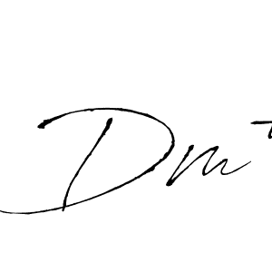 Design your own signature with our free online signature maker. With this signature software, you can create a handwritten (Antro_Vectra) signature for name Dm*. Dm* signature style 6 images and pictures png