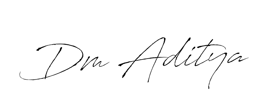 This is the best signature style for the Dm Aditya name. Also you like these signature font (Antro_Vectra). Mix name signature. Dm Aditya signature style 6 images and pictures png