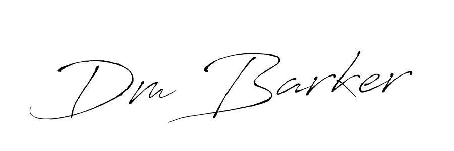 Also we have Dm Barker name is the best signature style. Create professional handwritten signature collection using Antro_Vectra autograph style. Dm Barker signature style 6 images and pictures png