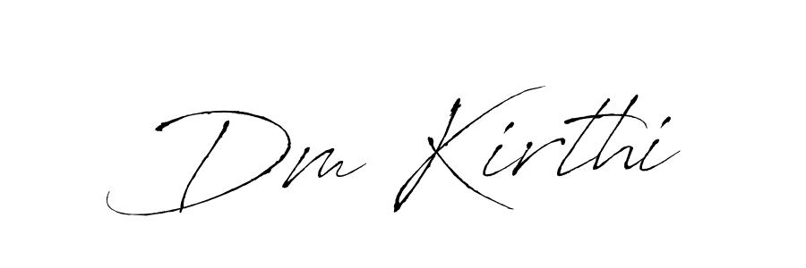 Make a short Dm Kirthi signature style. Manage your documents anywhere anytime using Antro_Vectra. Create and add eSignatures, submit forms, share and send files easily. Dm Kirthi signature style 6 images and pictures png