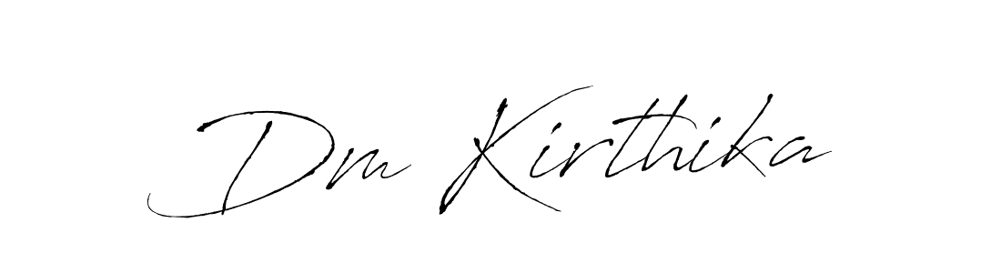 This is the best signature style for the Dm Kirthika name. Also you like these signature font (Antro_Vectra). Mix name signature. Dm Kirthika signature style 6 images and pictures png