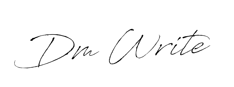 It looks lik you need a new signature style for name Dm Write. Design unique handwritten (Antro_Vectra) signature with our free signature maker in just a few clicks. Dm Write signature style 6 images and pictures png