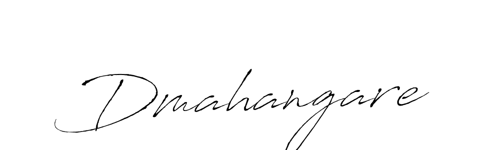 Create a beautiful signature design for name Dmahangare. With this signature (Antro_Vectra) fonts, you can make a handwritten signature for free. Dmahangare signature style 6 images and pictures png