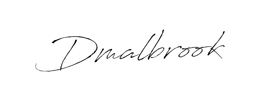 How to make Dmalbrook signature? Antro_Vectra is a professional autograph style. Create handwritten signature for Dmalbrook name. Dmalbrook signature style 6 images and pictures png