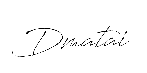 Make a beautiful signature design for name Dmatai. With this signature (Antro_Vectra) style, you can create a handwritten signature for free. Dmatai signature style 6 images and pictures png