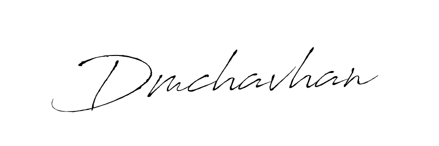 Design your own signature with our free online signature maker. With this signature software, you can create a handwritten (Antro_Vectra) signature for name Dmchavhan. Dmchavhan signature style 6 images and pictures png