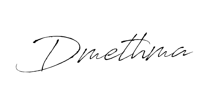 Make a beautiful signature design for name Dmethma. With this signature (Antro_Vectra) style, you can create a handwritten signature for free. Dmethma signature style 6 images and pictures png