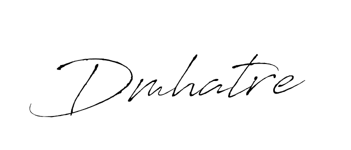 How to make Dmhatre signature? Antro_Vectra is a professional autograph style. Create handwritten signature for Dmhatre name. Dmhatre signature style 6 images and pictures png