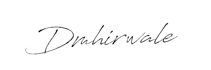 Design your own signature with our free online signature maker. With this signature software, you can create a handwritten (Antro_Vectra) signature for name Dmhirwale. Dmhirwale signature style 6 images and pictures png