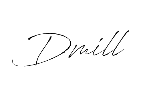 Once you've used our free online signature maker to create your best signature Antro_Vectra style, it's time to enjoy all of the benefits that Dmill name signing documents. Dmill signature style 6 images and pictures png