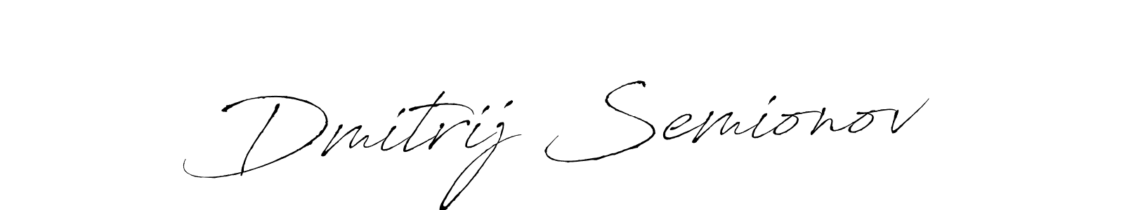 It looks lik you need a new signature style for name Dmitrij Semionov. Design unique handwritten (Antro_Vectra) signature with our free signature maker in just a few clicks. Dmitrij Semionov signature style 6 images and pictures png