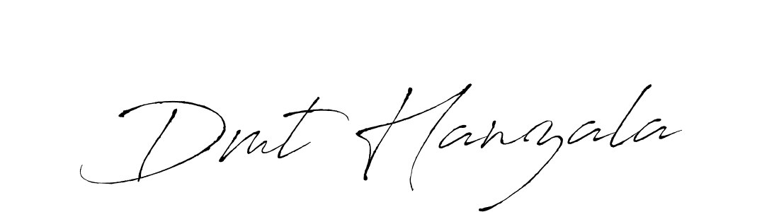 You should practise on your own different ways (Antro_Vectra) to write your name (Dmt Hanzala) in signature. don't let someone else do it for you. Dmt Hanzala signature style 6 images and pictures png