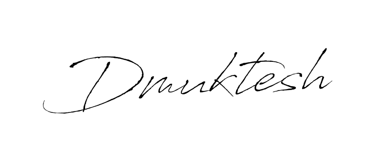 Dmuktesh stylish signature style. Best Handwritten Sign (Antro_Vectra) for my name. Handwritten Signature Collection Ideas for my name Dmuktesh. Dmuktesh signature style 6 images and pictures png
