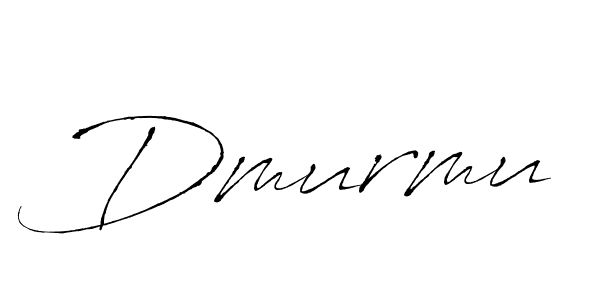 The best way (Antro_Vectra) to make a short signature is to pick only two or three words in your name. The name Dmurmu include a total of six letters. For converting this name. Dmurmu signature style 6 images and pictures png