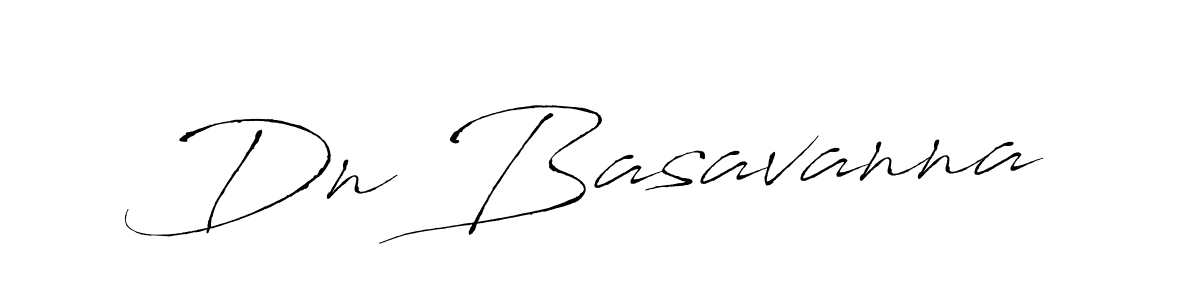 Design your own signature with our free online signature maker. With this signature software, you can create a handwritten (Antro_Vectra) signature for name Dn Basavanna. Dn Basavanna signature style 6 images and pictures png