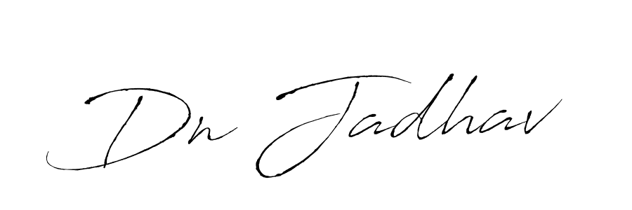 How to make Dn Jadhav signature? Antro_Vectra is a professional autograph style. Create handwritten signature for Dn Jadhav name. Dn Jadhav signature style 6 images and pictures png