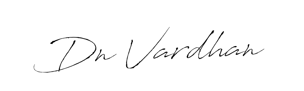 How to make Dn Vardhan name signature. Use Antro_Vectra style for creating short signs online. This is the latest handwritten sign. Dn Vardhan signature style 6 images and pictures png