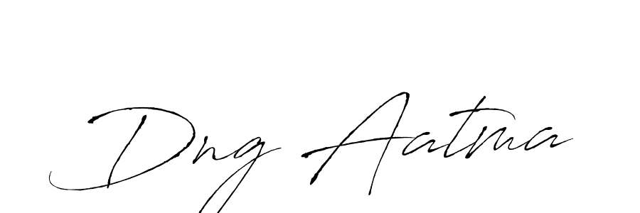 Dng Aatma stylish signature style. Best Handwritten Sign (Antro_Vectra) for my name. Handwritten Signature Collection Ideas for my name Dng Aatma. Dng Aatma signature style 6 images and pictures png