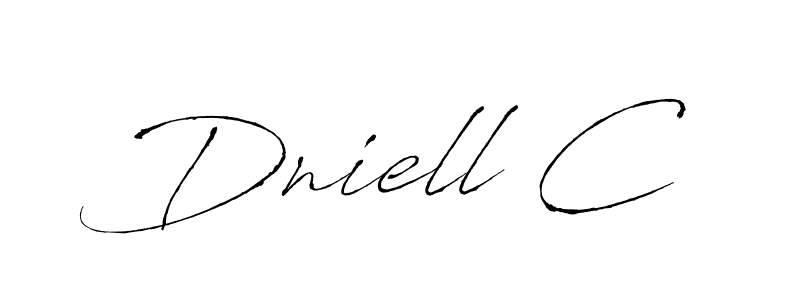 You should practise on your own different ways (Antro_Vectra) to write your name (Dniell C) in signature. don't let someone else do it for you. Dniell C signature style 6 images and pictures png