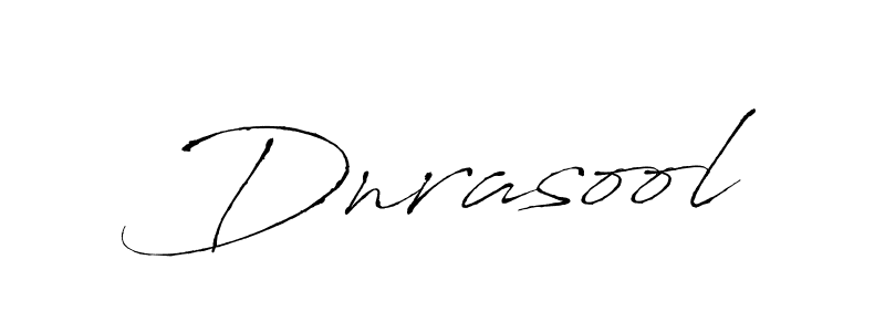 Make a beautiful signature design for name Dnrasool. With this signature (Antro_Vectra) style, you can create a handwritten signature for free. Dnrasool signature style 6 images and pictures png