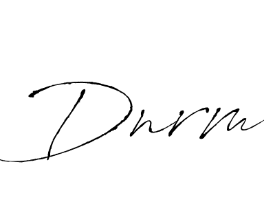 How to make Dnrm signature? Antro_Vectra is a professional autograph style. Create handwritten signature for Dnrm name. Dnrm signature style 6 images and pictures png