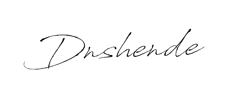 How to make Dnshende name signature. Use Antro_Vectra style for creating short signs online. This is the latest handwritten sign. Dnshende signature style 6 images and pictures png