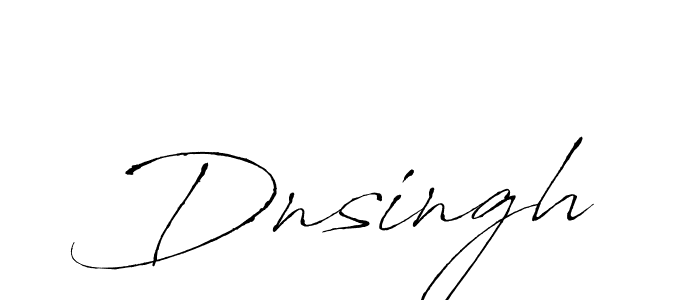 How to make Dnsingh name signature. Use Antro_Vectra style for creating short signs online. This is the latest handwritten sign. Dnsingh signature style 6 images and pictures png