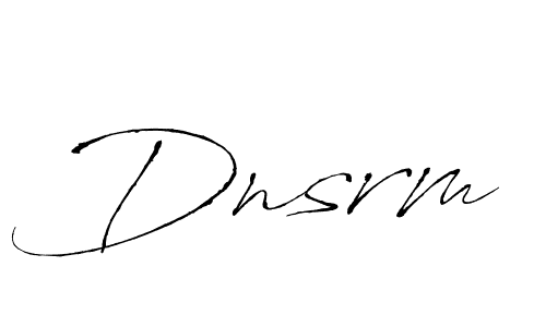 How to make Dnsrm name signature. Use Antro_Vectra style for creating short signs online. This is the latest handwritten sign. Dnsrm signature style 6 images and pictures png