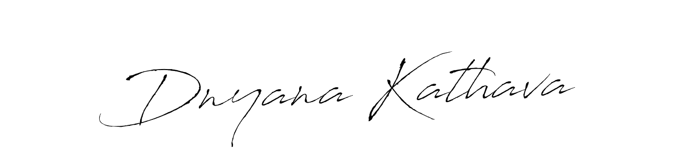 Design your own signature with our free online signature maker. With this signature software, you can create a handwritten (Antro_Vectra) signature for name Dnyana Kathava. Dnyana Kathava signature style 6 images and pictures png