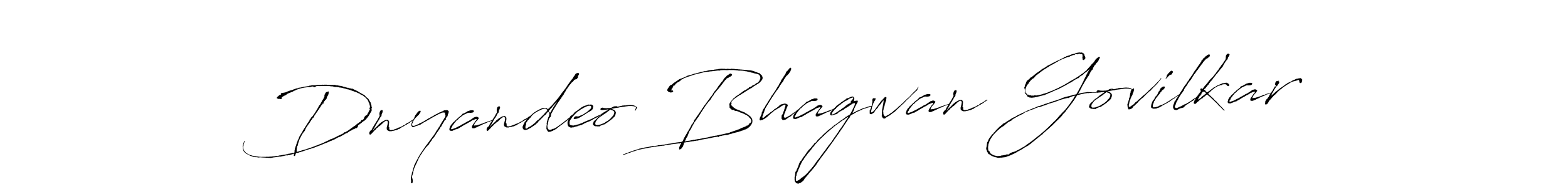 Dnyandeo Bhagwan Govilkar stylish signature style. Best Handwritten Sign (Antro_Vectra) for my name. Handwritten Signature Collection Ideas for my name Dnyandeo Bhagwan Govilkar. Dnyandeo Bhagwan Govilkar signature style 6 images and pictures png