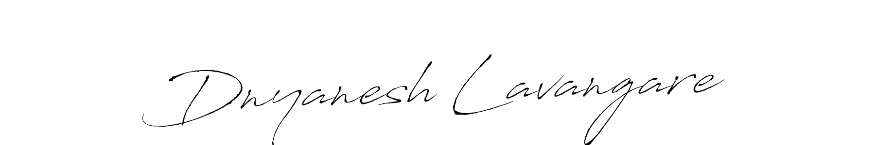 How to make Dnyanesh Lavangare name signature. Use Antro_Vectra style for creating short signs online. This is the latest handwritten sign. Dnyanesh Lavangare signature style 6 images and pictures png