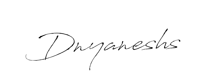 How to make Dnyaneshs name signature. Use Antro_Vectra style for creating short signs online. This is the latest handwritten sign. Dnyaneshs signature style 6 images and pictures png